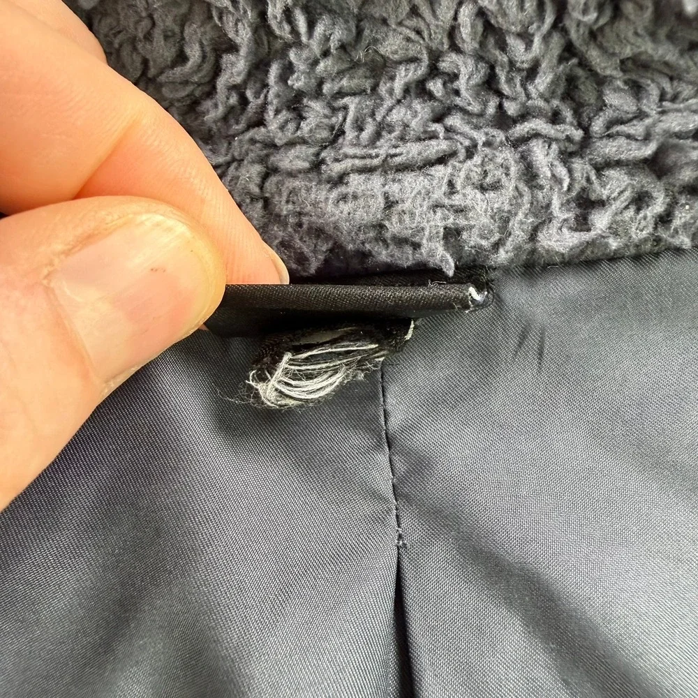 Patagonia Los Gatos Fleece Vest Womens Small Smolder Blue Grey Full Zip No Tag - Picture 5 of 10
